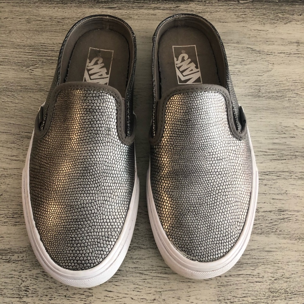 Vans Faux Snakeskin Slide Sneakers
